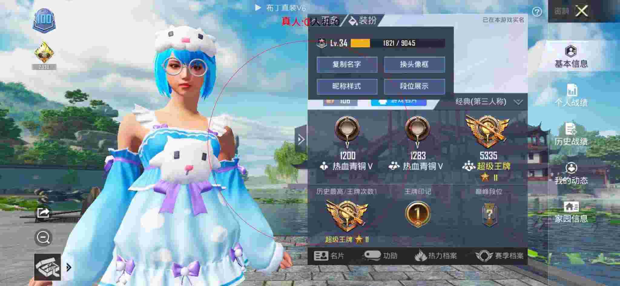 和平精英布丁直装透视 - 和平辅助卡通海报图片辅助预览图